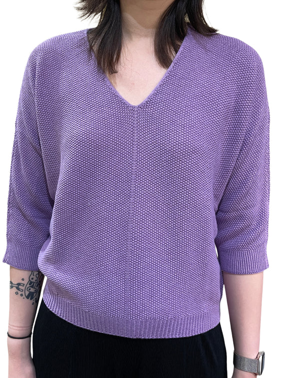 Violet V Neck Texture