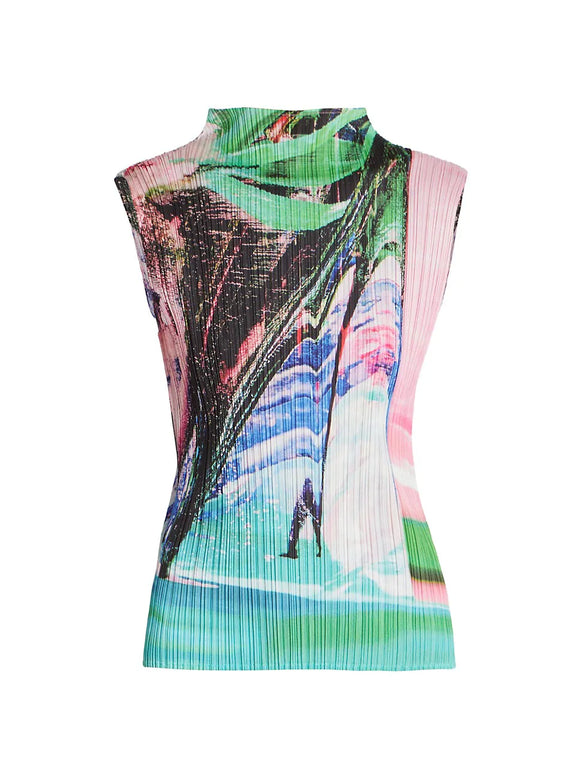Pleats Please by Issey Miyake Tropical Winter Dress