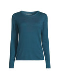 Washable Cashmere LS Crewneck