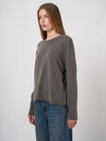 Olive Relaxed Crew Neck Sweater