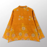 VINTAGE COTTON KANTHA KAFTAN JACKET SHORT