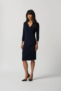 3/4 Sleeve Wrap Dress