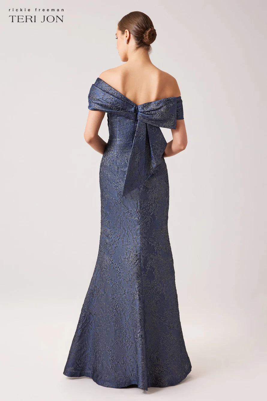 Jacquard Evening Gown – Betsy Jenney
