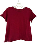 Short Sleeve Tee With Rib Trim