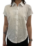 Button Front Collared Tee