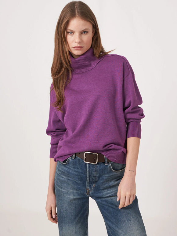 Cotton Turtleneck Sweater