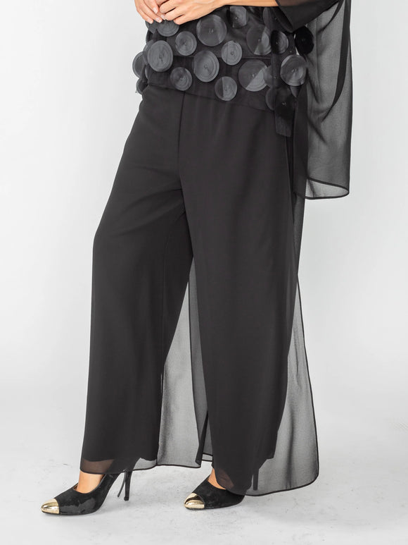 Mesh Wild Leg Pants