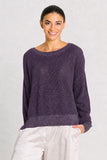 Metallic Mini Seed Stitch Sweater