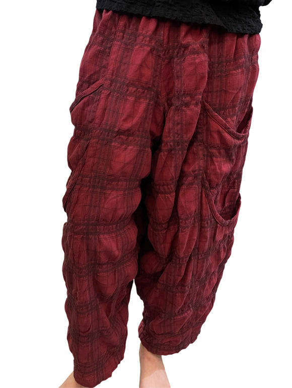 RED PLAID PANT