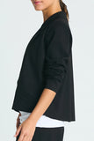 Crop Scuba Blazer