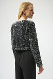 Sequined Crop Jacket