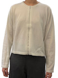 Zip Front Cashmere Cardigan