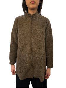 Boiled wool swing coat on sale