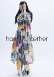 Print Linen Dress