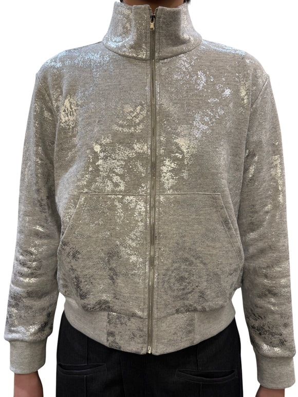 Silver Zip Jacket