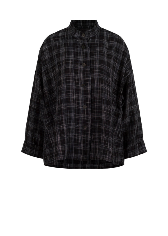 Black Button Front Jacket