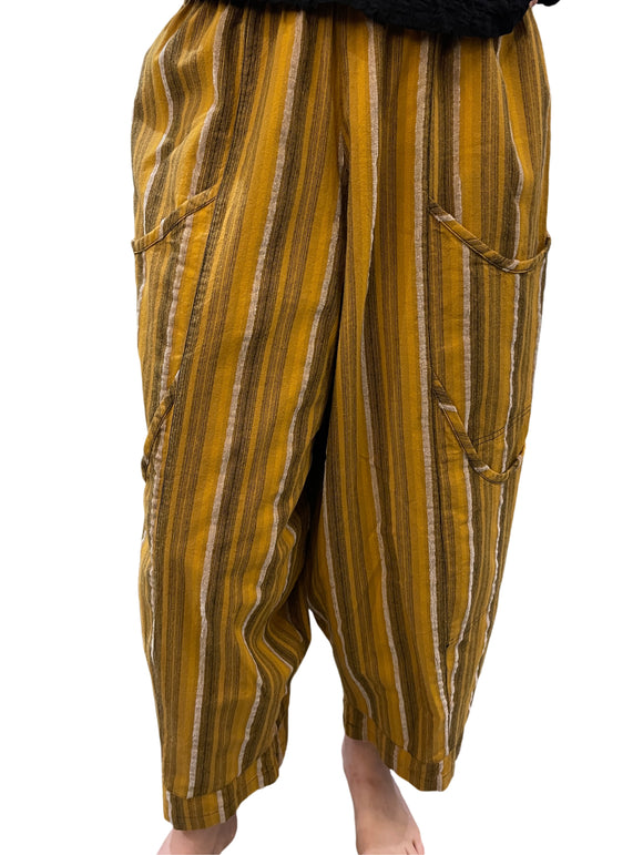 YELLOW CHENILLE PANT