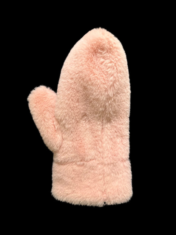 Pink Snowflake Mittens