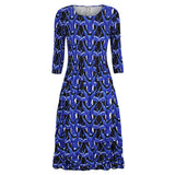 3/4 Sleeve Smash Pocket Dress