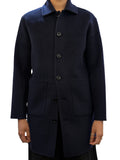Navy Short Reversible Coat