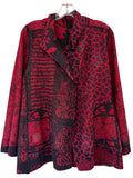 COTTON OVERDYE KANTHA SHORT JACKET
