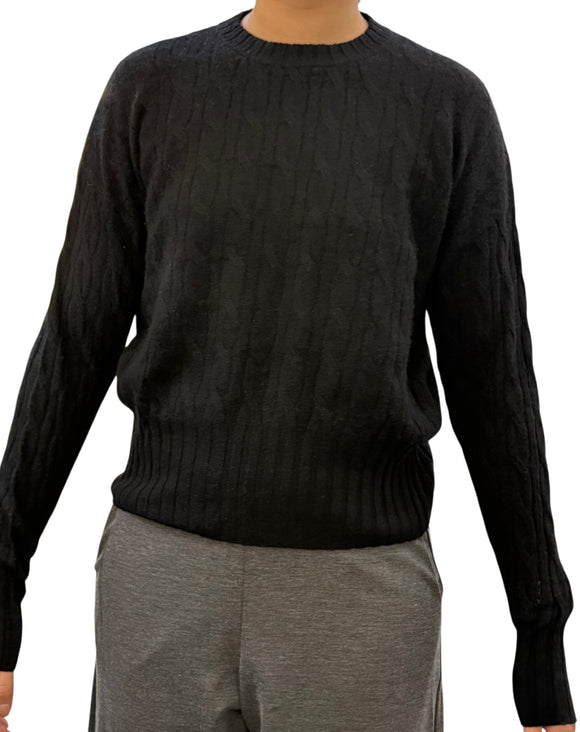 Cable Crew Cashmere Knit