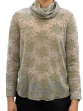 Cowl Neck Lace Top