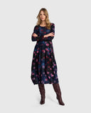Midnight Cocoon Dress