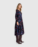Midnight Cocoon Dress
