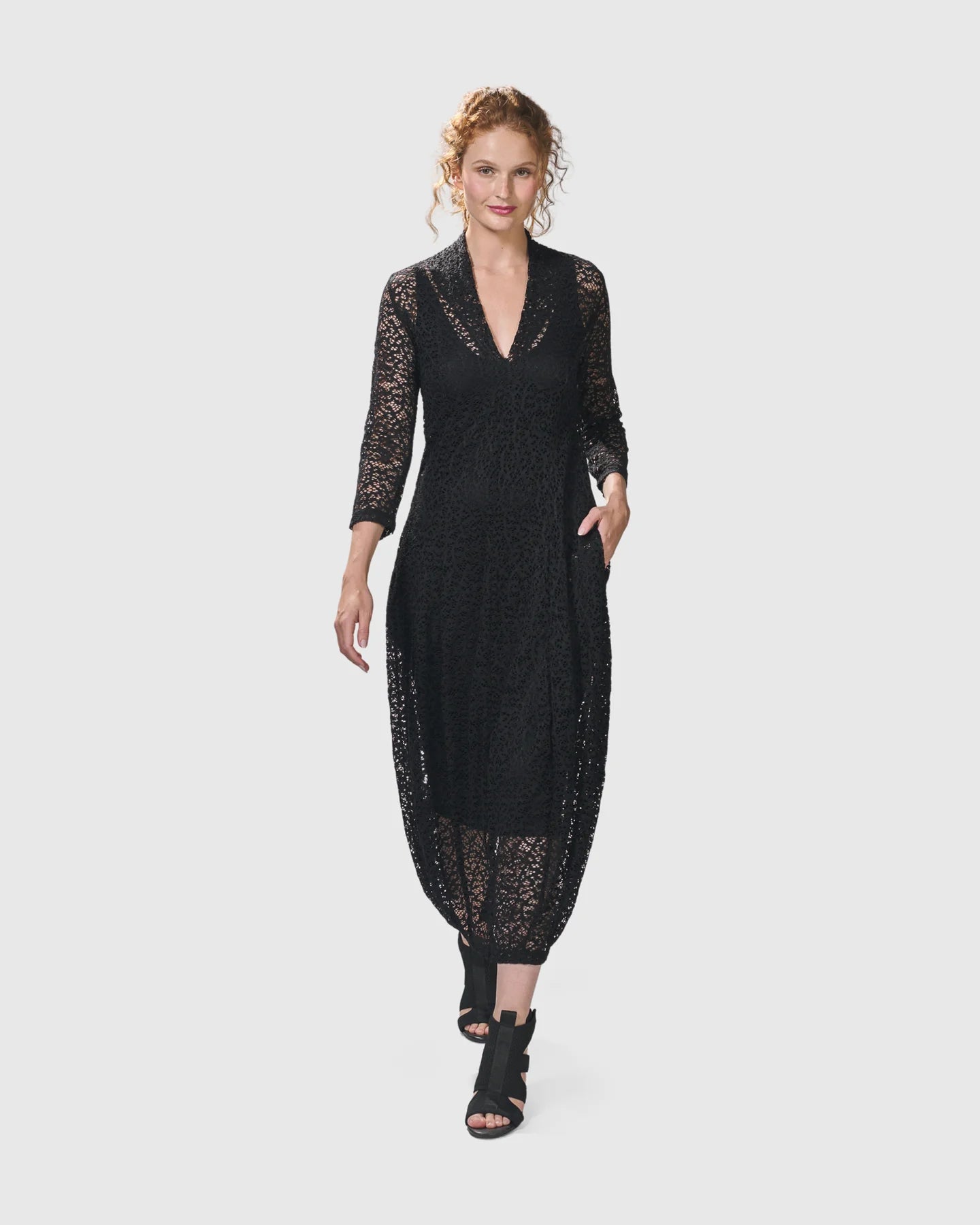 Black Lace Dress  Betsy Jenney