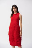 Red Cocoon Dress