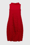 Red Cocoon Dress