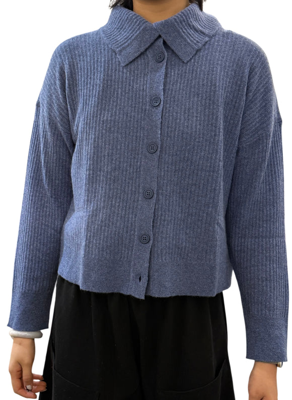 Cashmere Rib Cardigan
