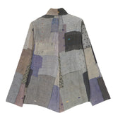 Frayed Patch Kantha Simple Jacket