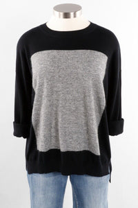 Squared Sweater Black/Asphalt