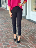 Straight Leg Faux Pocket Pant