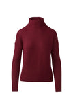 Textured Slouchy Funnel Neck Sweater