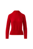 Rib Funnel Cashmere Sweater