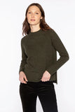 Rib Funnel Cashmere Sweater