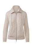 Rib Zip Mock Cardigan