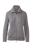 Rib Zip Mock Cardigan