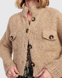 Trucker Cardigan Sand