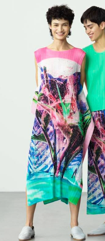 PLEATS PLEASE TROPICAL WINTER (Tropical Winter Dress PINK) PLEATS PLEASE TROPICAL WINTER (Tropical Winter Dress PINK)