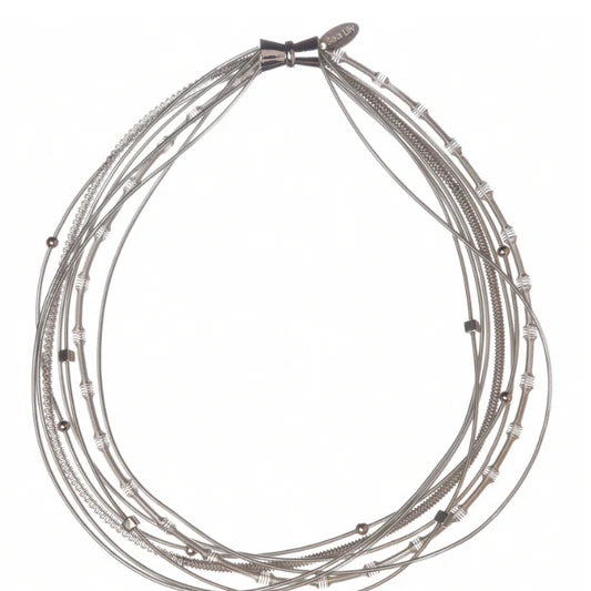 BRAIDED WIRE NECKLACE