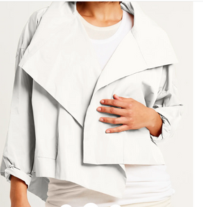 Asymmetrical Nylon Jacket