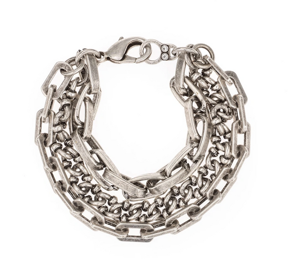Silver Piaf Bracelet
