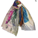 Cotton Modal Window Flowerbox Scarf