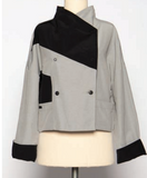 Reversible Cotton Taffeta Jacket