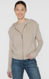 Cashmere Black S/L Zip Hoody