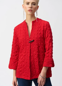 Bubble Jacquard Trapeze Jacket